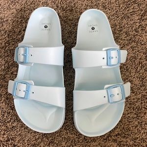 Shade & shore light blue sandals